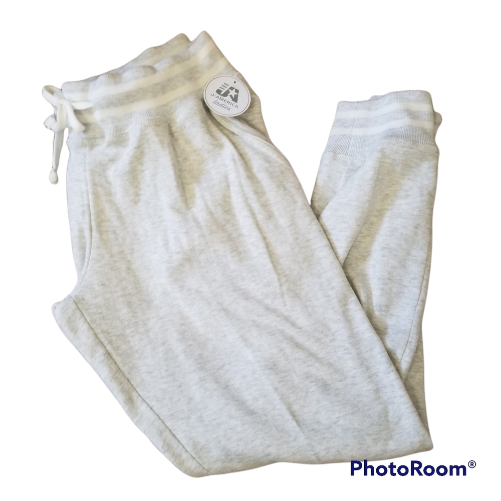 NWT J. America 8654 Ash Relay Joggers W Pockets. Women's XL - Picture 2 of 10